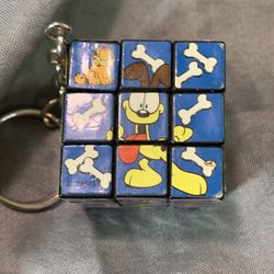 Garfield the Cat Rubik’s cube Keychain 