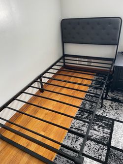 Twin metal bed frame ;