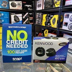 New Kenwood 160 Watts Max Car Audio Tweeter Speakers (pair) 🔊🤑