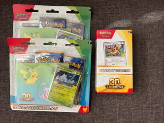 Pokemon TCG 30th Celebration Tech Sticker Collection Knock Out Box
