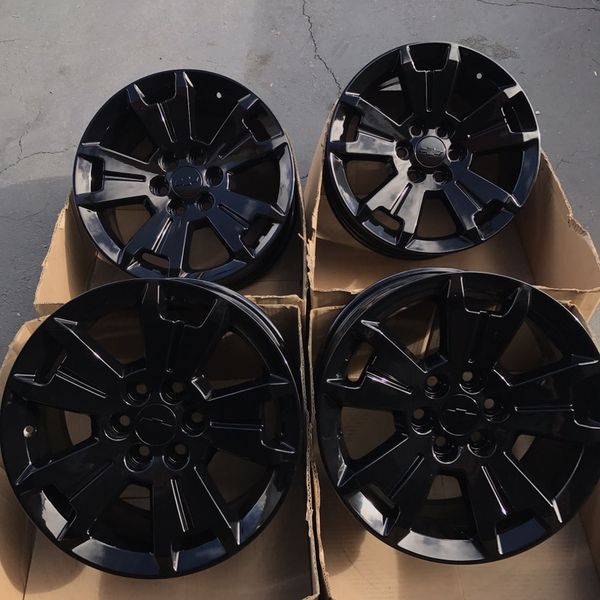 18" oem Chevy Colorado factory wheels 18 inch gloss black rims for Sale