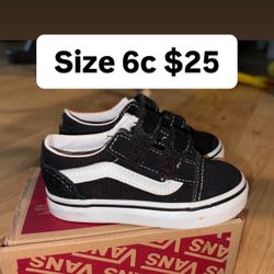 Vans Size 6c $20