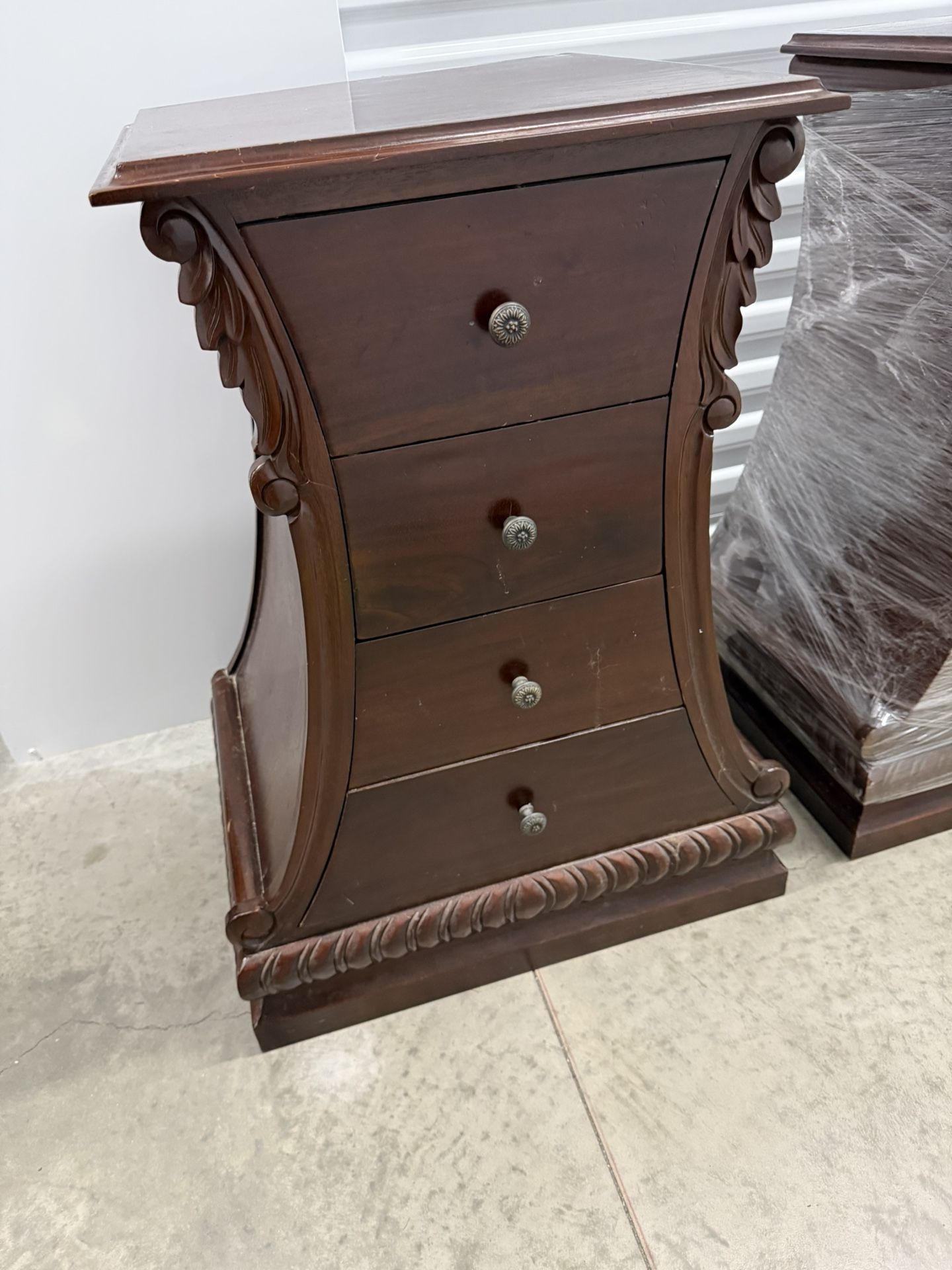Furniture: Wooden Chests with Distinctive Hourglass Silhouette 