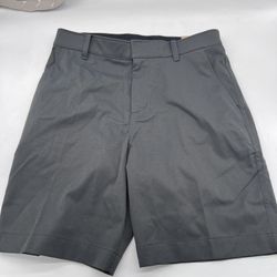 NEW Men's 30" or 32” x 8" Nike Tour Flex Golf Shorts Standard Fit Gray Grey Logo Chino