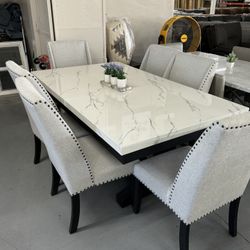 Dining Table Set Same Day Delivery No Money Down No. Credit Need 0% Interest 