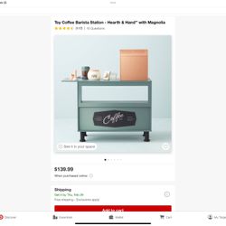 Kids Barista Set New and put together