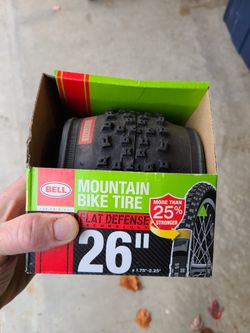 26" Mountain Bike Tire With Flat Defence