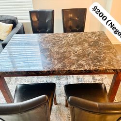 4 Seater Dining table Set From Ashley