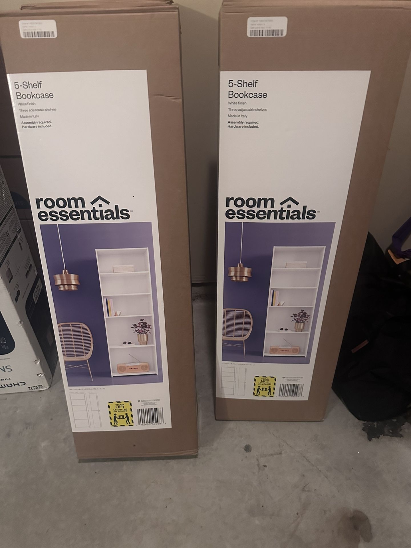 Brand New 5-shelf bookcase 