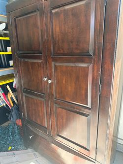 Dark Wood Cabinet