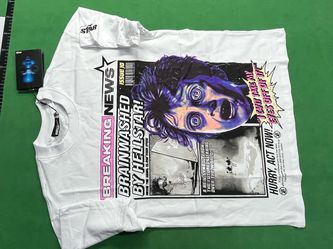Hellstar Breaking News T-Shirt “White” Small