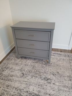 Gray 3 Drawer Dresser