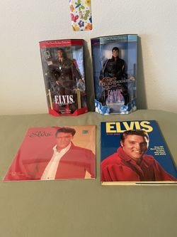 ELVIS ARMY DOLL-ROCK ‘N ROLL DOLL-16 Month CALENDAR-BIG BOOK