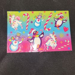 Vintage Lisa Frank Stickers Christmas 