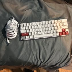 Dierya Dk63 Keyboard And Hyper X Mouse