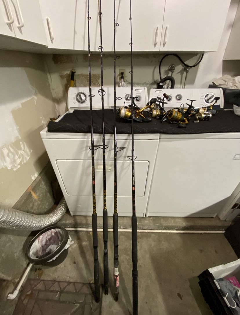 Penn Spinfisher Reels And Rods