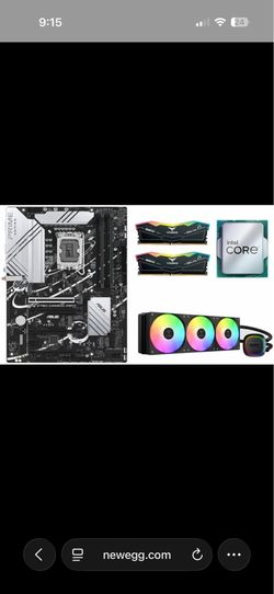 Computer parts! CPU! Motherboard! RAM! CPU cooler! Desktop case! Power supply! SSD!
