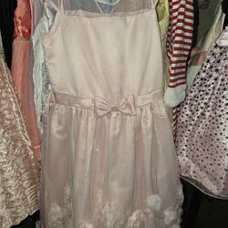 Girls Size 10 Pink Valentines Dress