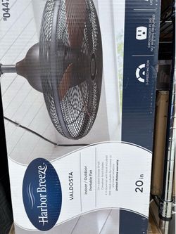 Allen + Roth Harbor Breeze Valdosta 20-in Oil Rubbed Bronze Indoor/Outdoor Ceiling Fan (3-Blade)