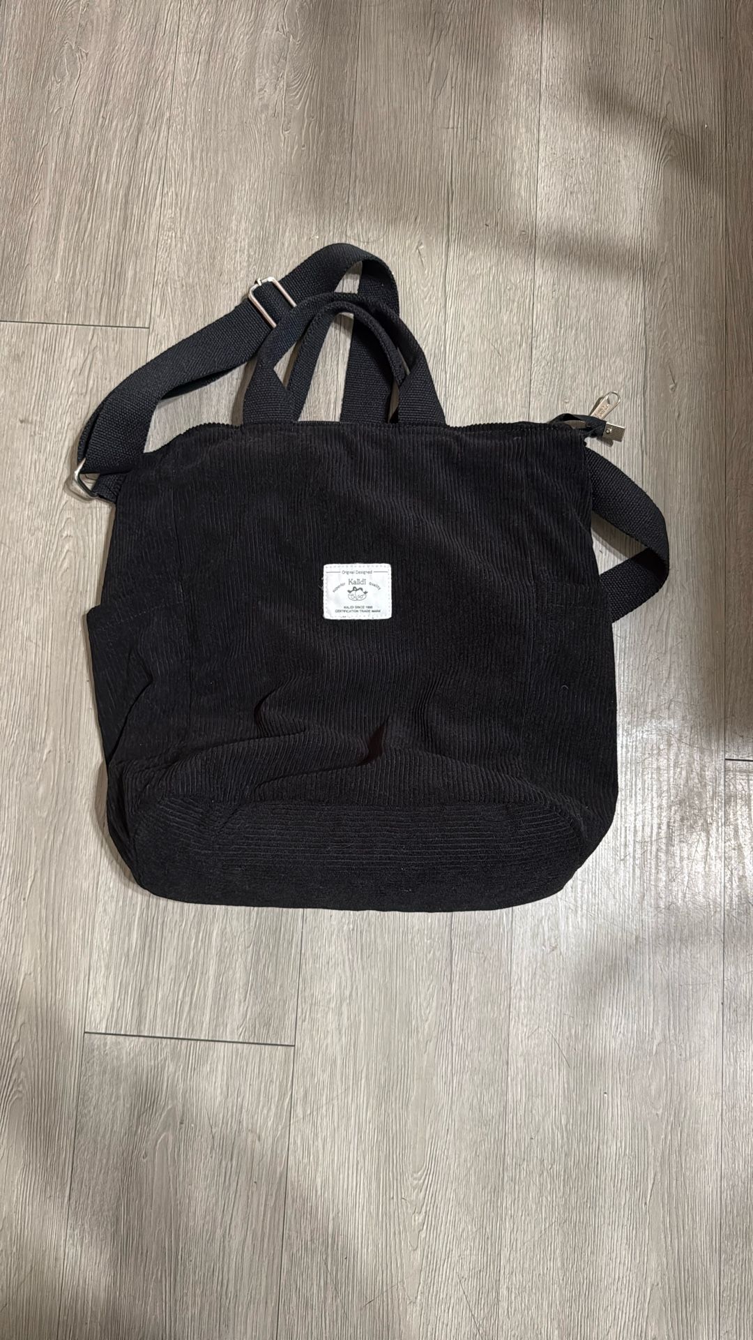 Black Canvas Bag