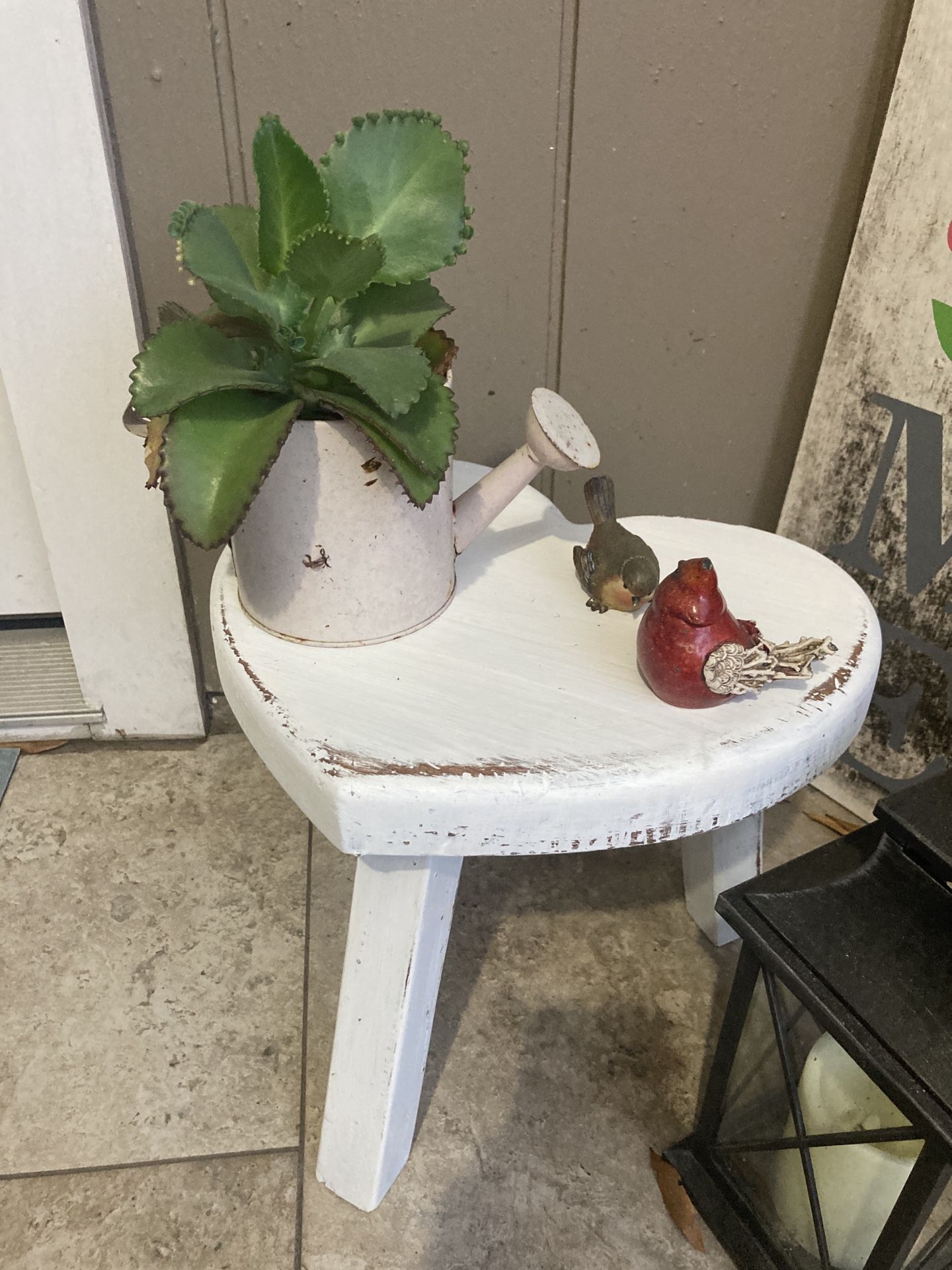 Adorable Small Heart Shaped Stool