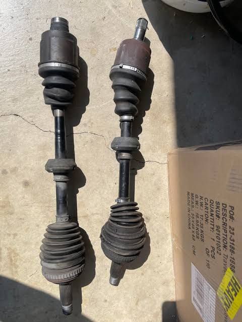 Honda fit tires And Cv Axels Left And Right Side 