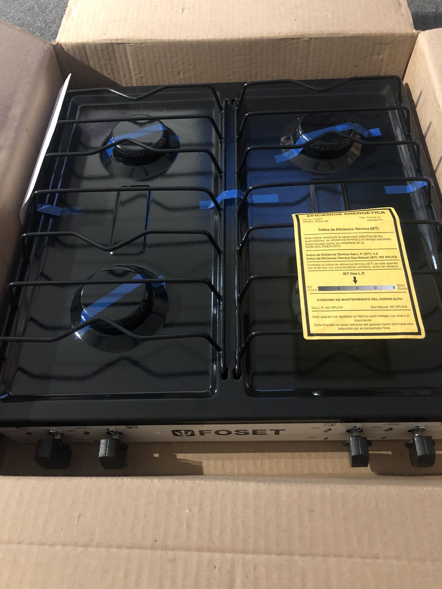 New cooktop gas stove
