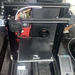 Both 3d Printers And Two Boxes Of Filament