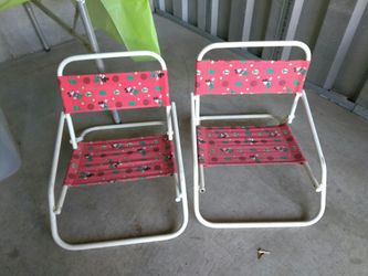 VINTAGE MICKEY MOUSE CHAIRS READ DETAILS