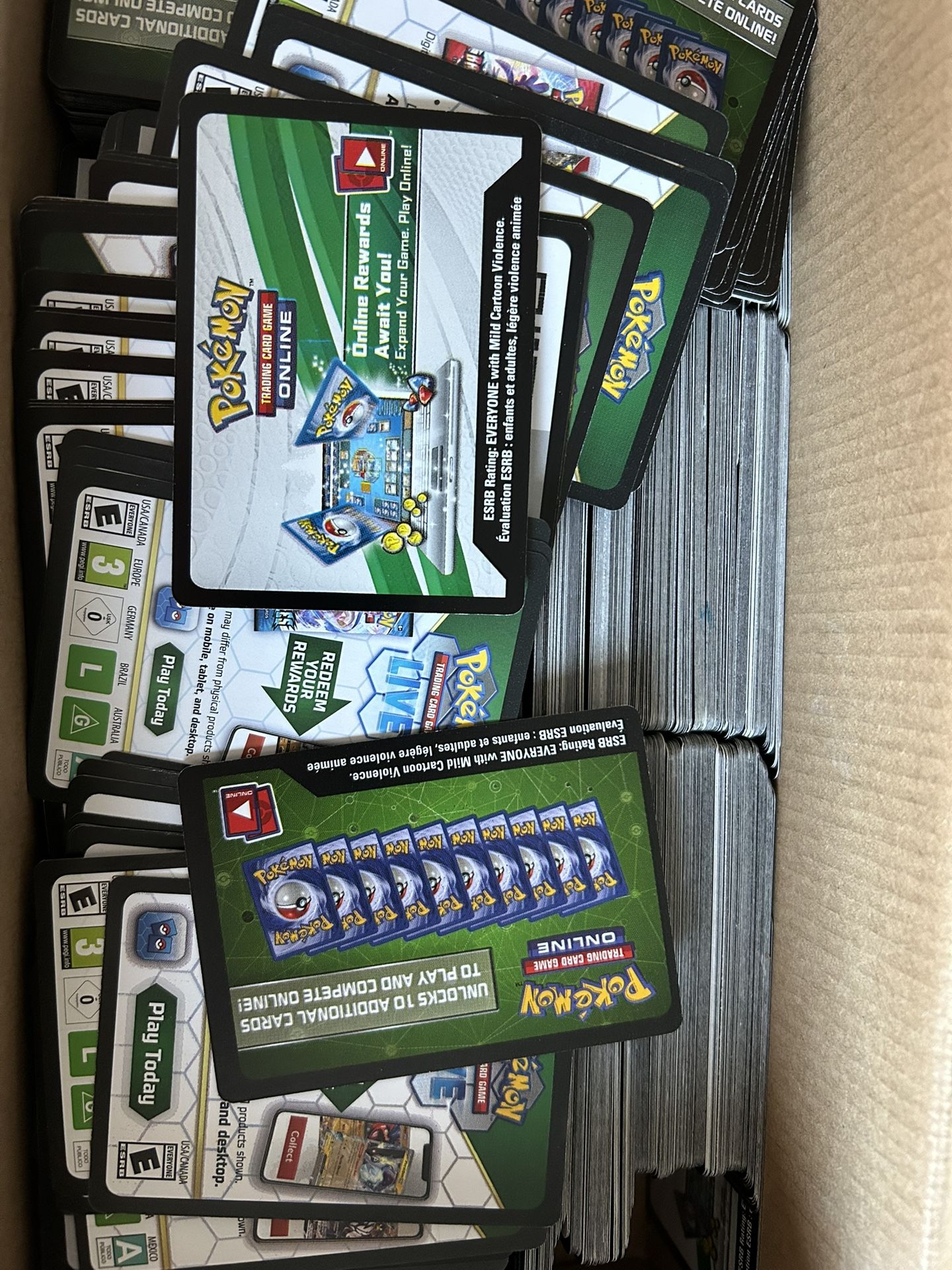 Pokemon Online 50 Card Bundles