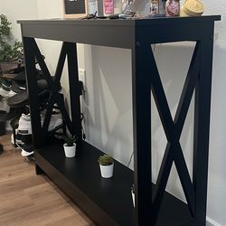 Black Entry Hall Table