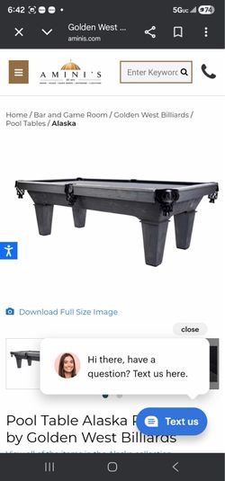 Billiards table