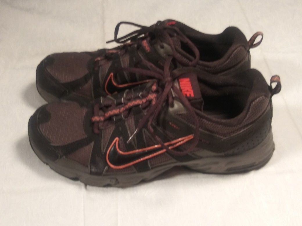 Nike Mens Shoes Brown & Orange 10.5
