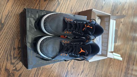 Nike Air Jordan 3 Retro Night stadium/total Orange sz 9.5