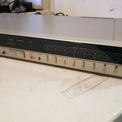 SANSUI TU-S55X DIGITAL SYNTHESIZER TUNER QUARTZ PLL - SILVER - TESTED - JAPAN