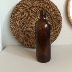 Brown vintage Glass Bottle