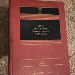 Civil Procedure: Doctrine, Practice, And Context 5th Edition