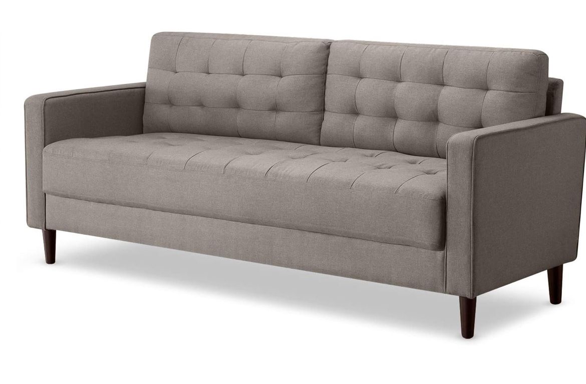 ZINUS Benton Sofa Couch, Stone Grey