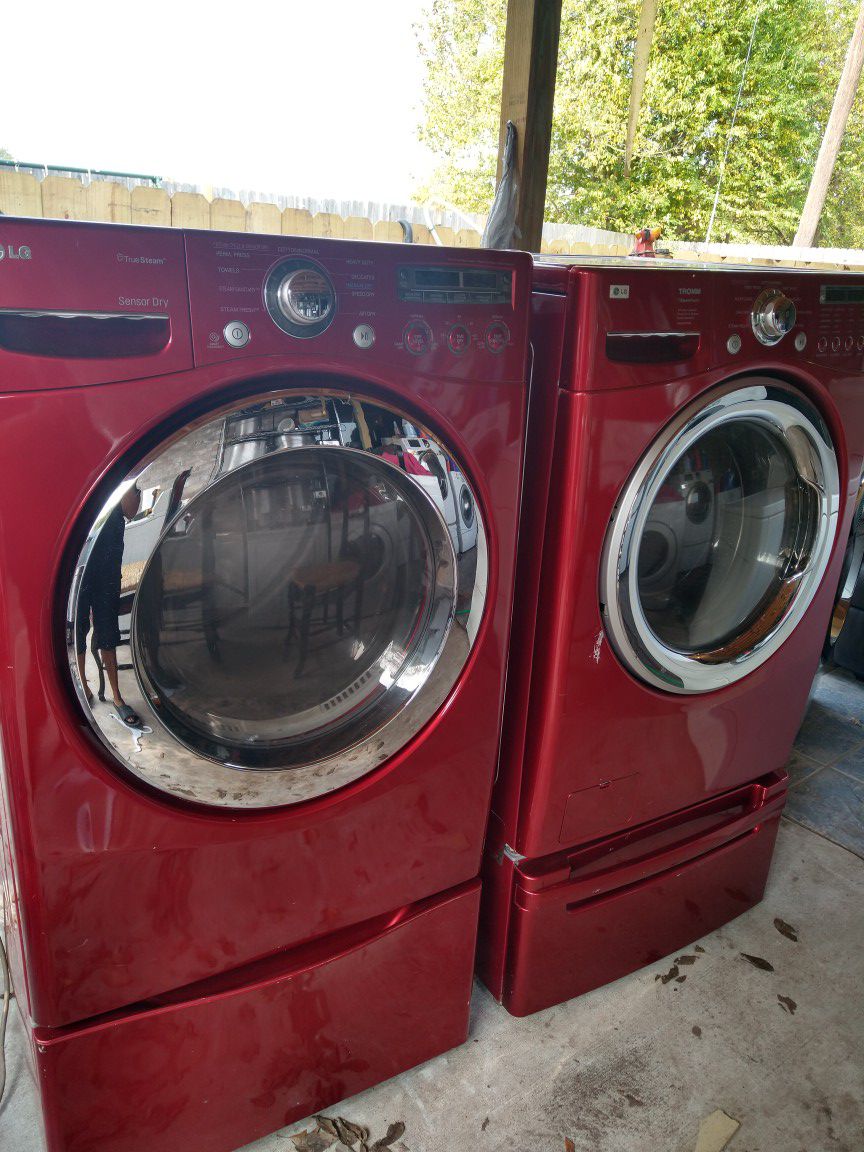 Lg gas ⛽ dryer and washer set