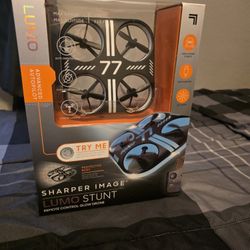 Sharper Image Lumo Stunt Remote Control Glow Drone New In Box 