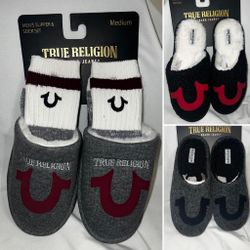 True Religion Slippers Size Medium