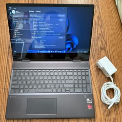HP Laptop ENVY x360 15-ds1010wm/Intel I7/16 GB RAM/512GB SSD/Touchscreen/Touch ID/Fully Functional