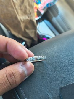 925 silver one love ring