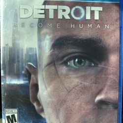 Detroit: Become Human (Sony Playstation 4, 2018). Scratch free disc