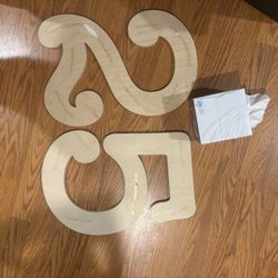 PROJECT WOODEN NUMBERS