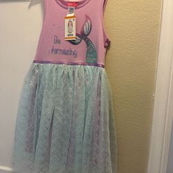 Mermaid Dress Size 7 Girls