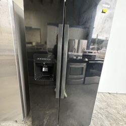 Whirlpool Fridge Side By Side Black 