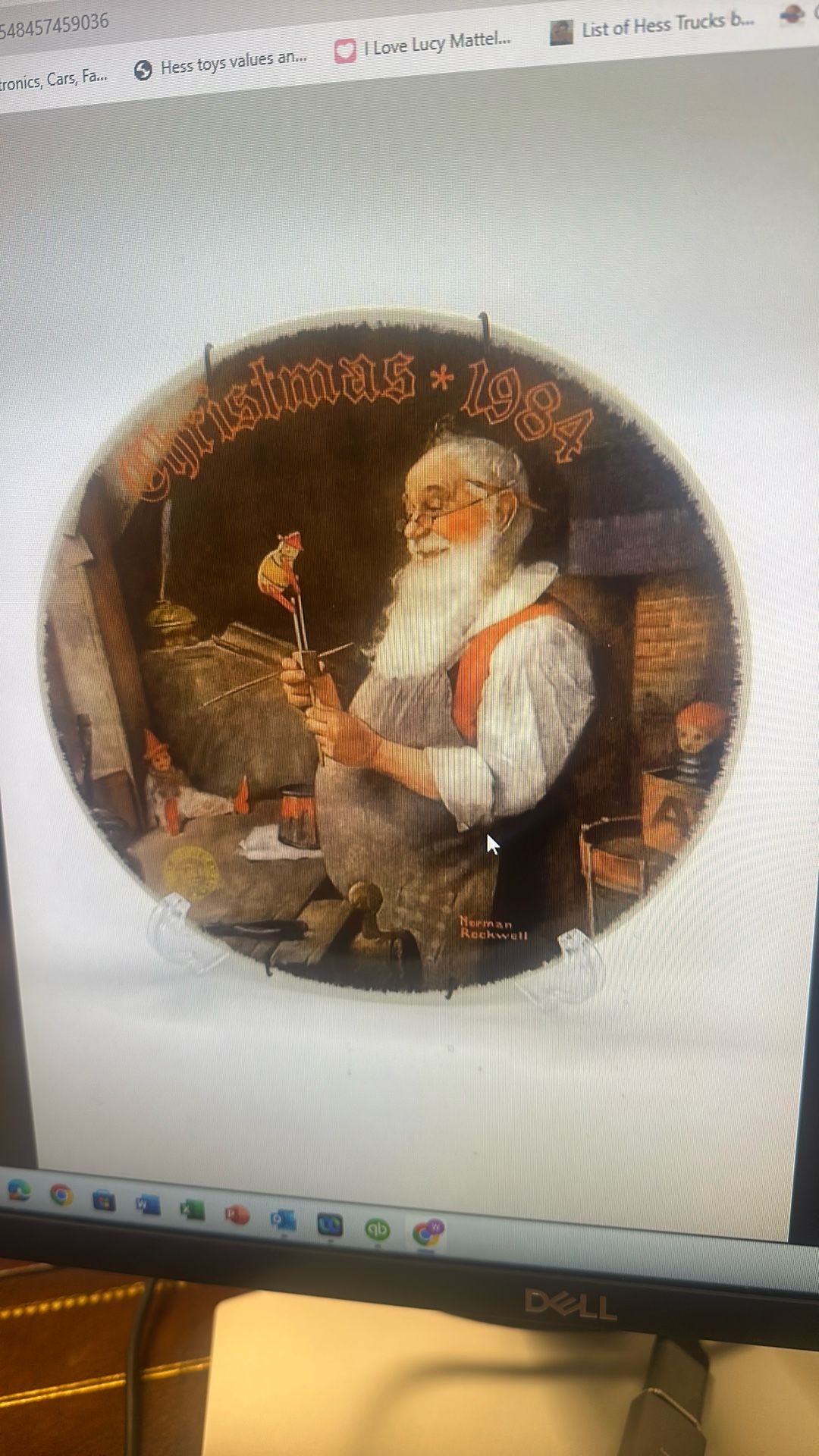 1984 Norman Rockwell Plate