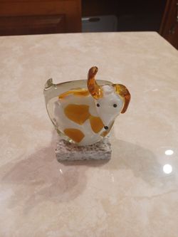 Blown Glass Dog