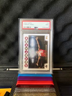 2008 Topps Lebron James Cavaliers Chalk Toss #23 PSA 9